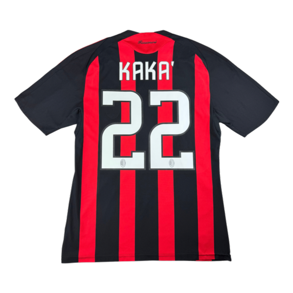 2008-09 AC Milan Thuis shirt Kaká rugnummer 22, voetbalshirt maat S