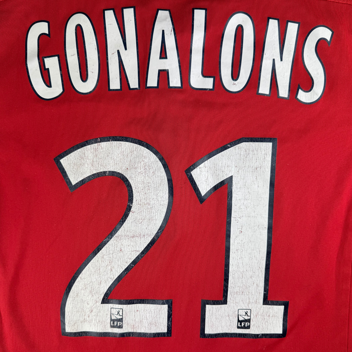 2015-16 Olympique Lyon Uit Shirt Gonalons #21 (M)