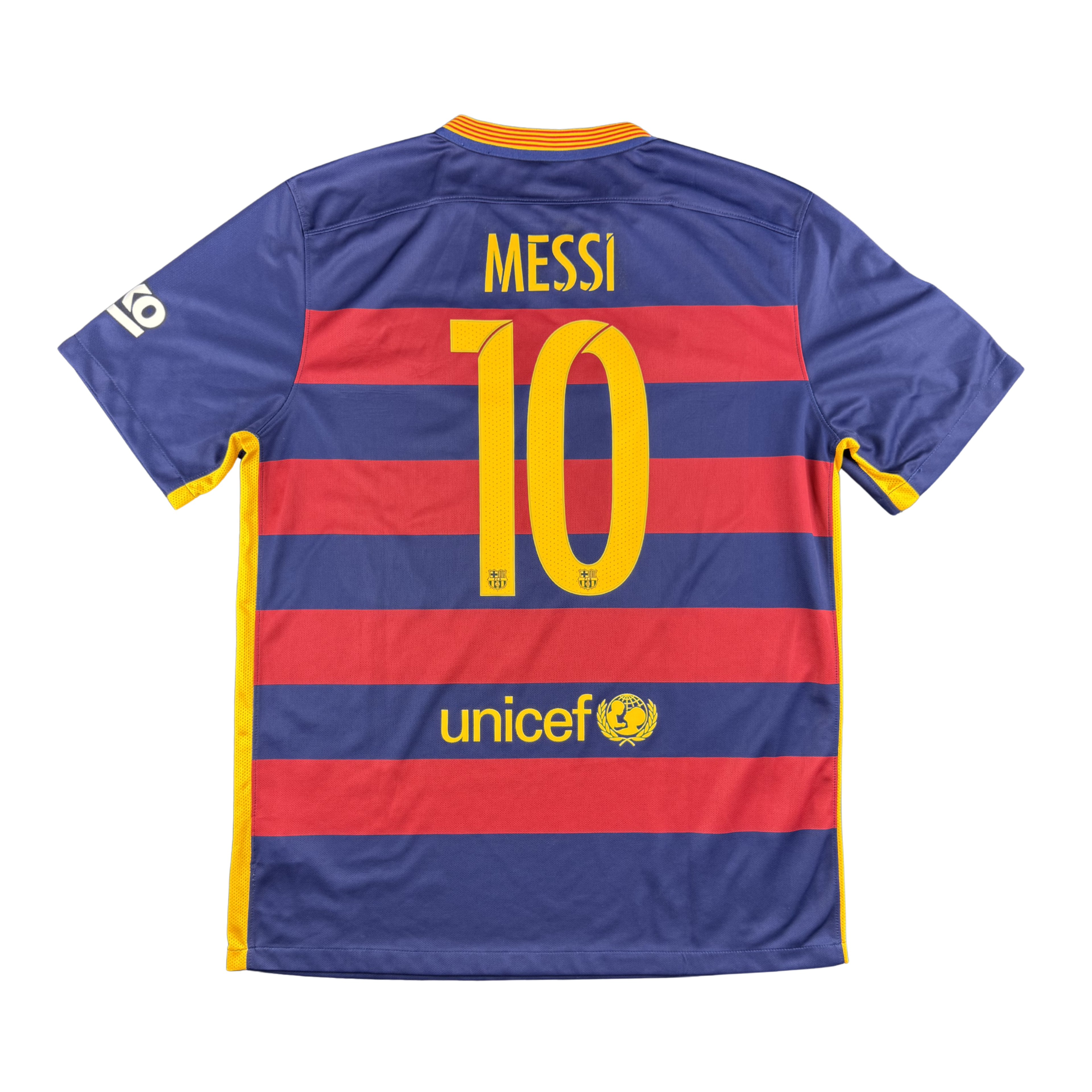 2015-16 FC Barcelona Thuis Shirt Messi #10 (L)