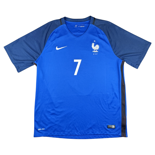 2016 Frankrijk Thuis Shirt Griezmann #7 (XL)