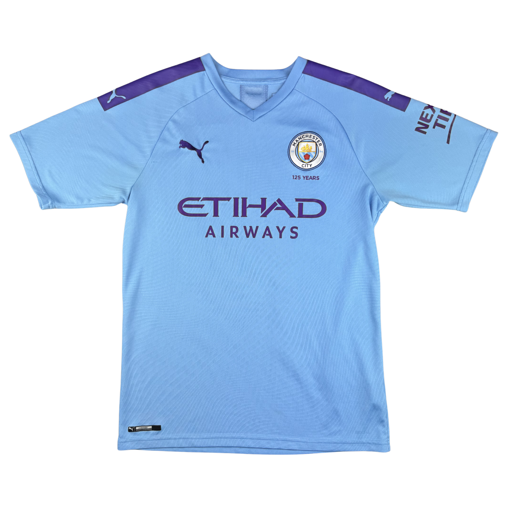 2019-20 Manchester City Thuis Shirt Agüero #10 (M)