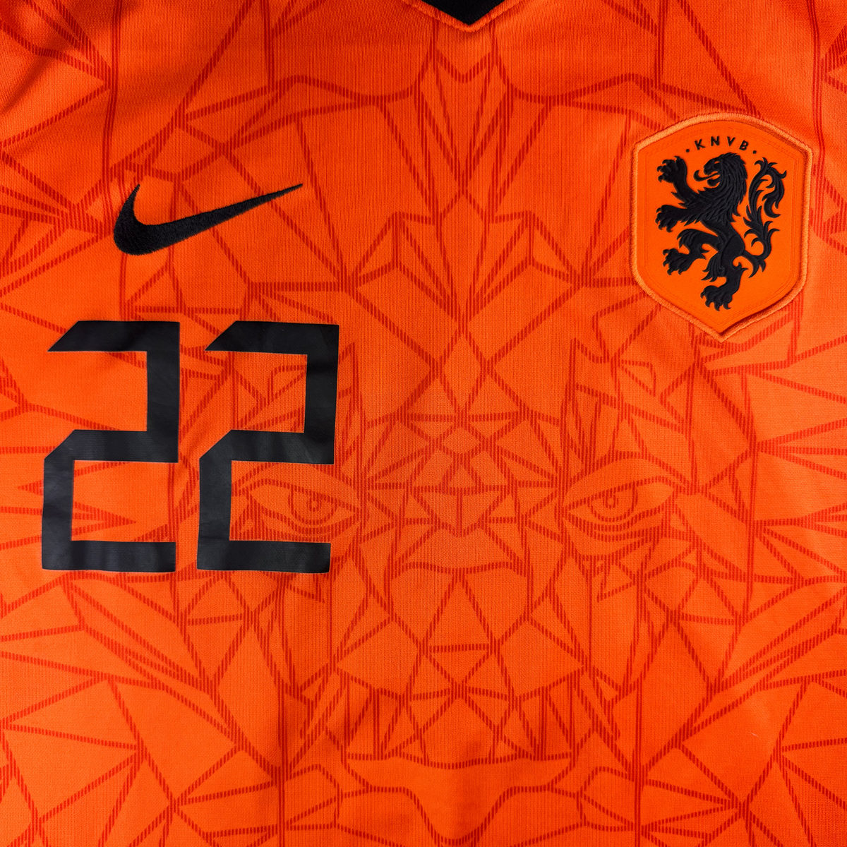 2020 Nederland Thuis Shirt Dumfries #22 (M)