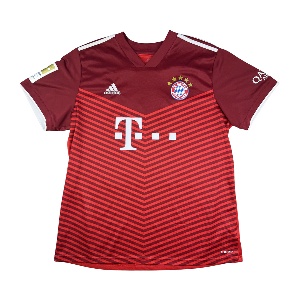 2021-22 Bayern München Thuis Shirt Lewandowski #9 (XL)