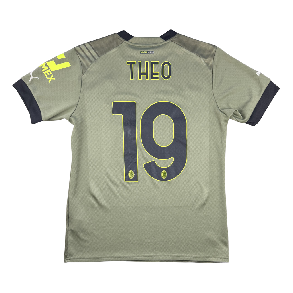 2022-23 AC Milan Derde Shirt Theo Hernandez #19 (M)