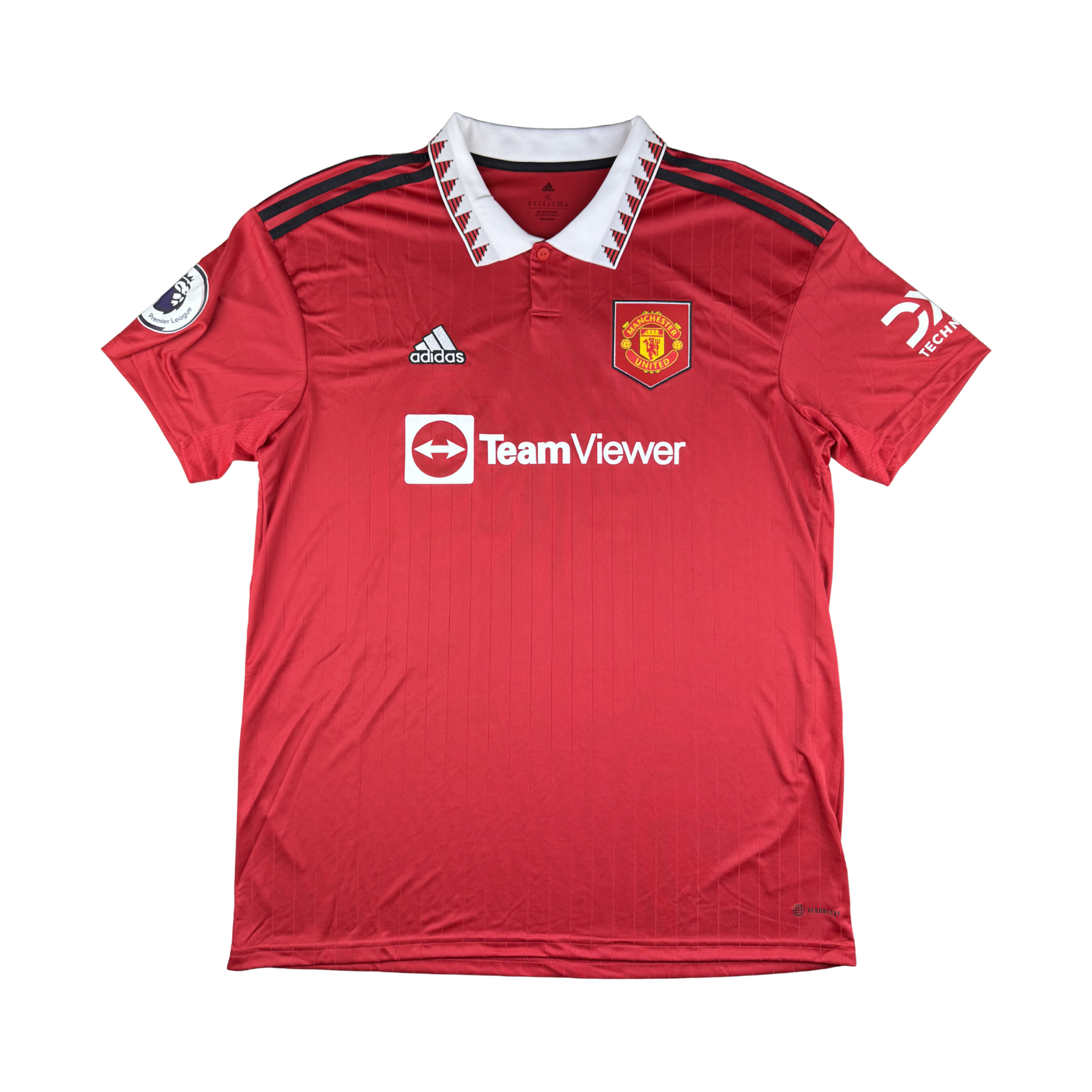 2022-23 Manchester United Thuis Shirt Malacia #12 (XL)