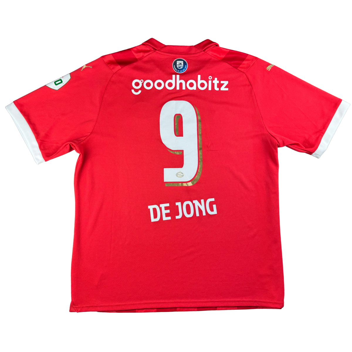 2023-24 PSV Thuis Shirt De Jong #9 (XL)