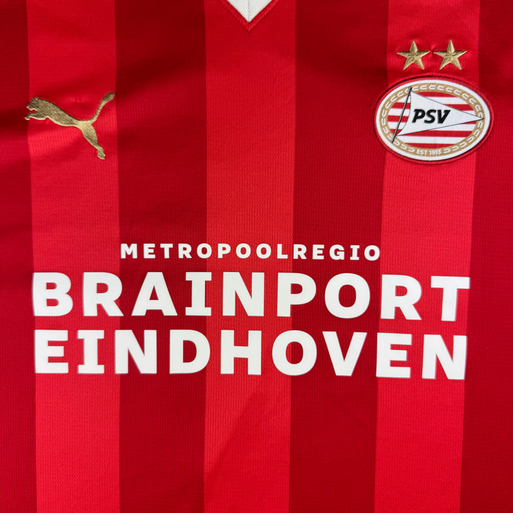 2023-24 PSV Thuis Shirt De Jong #9 (XL)