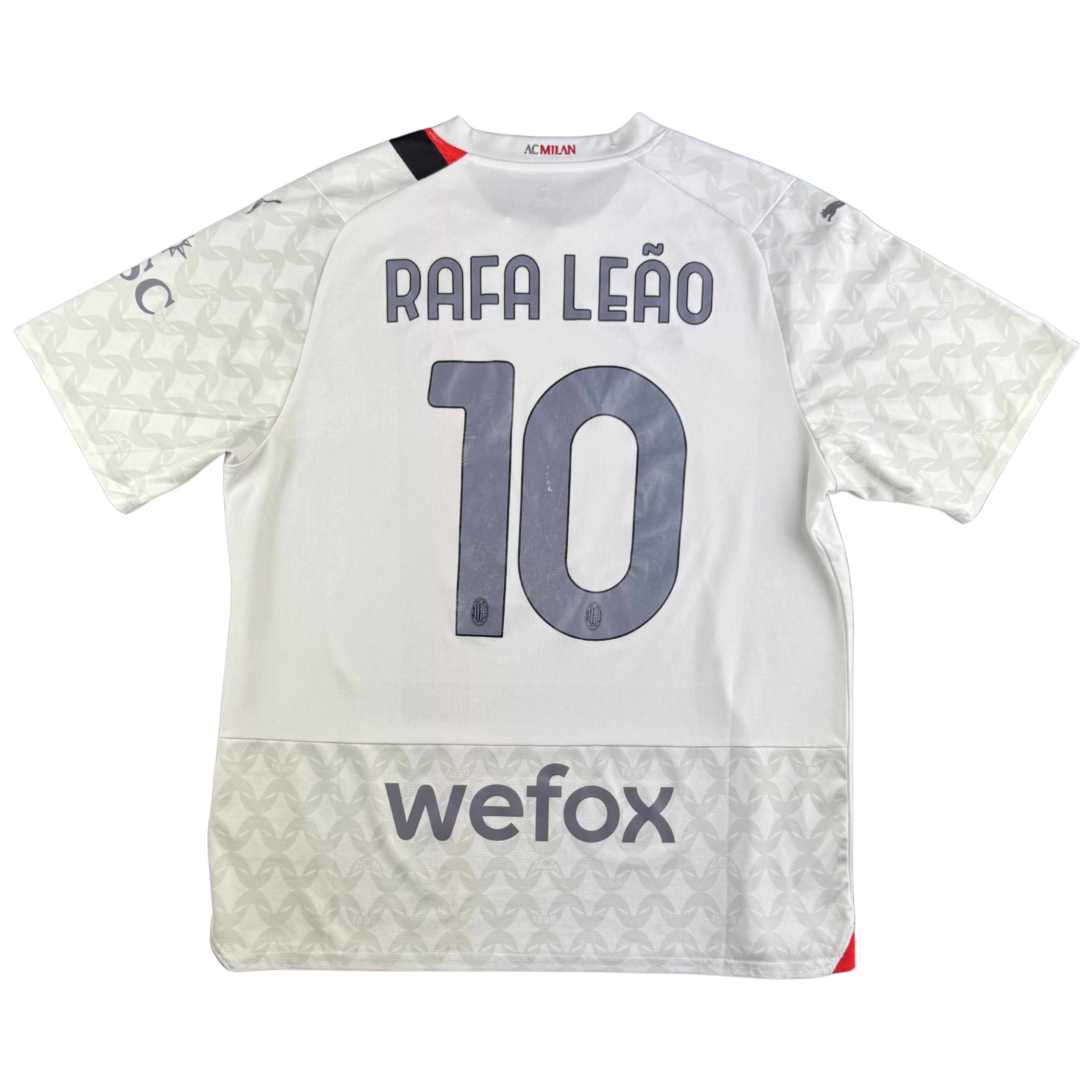 2023-24 AC Milan Uit Shirt Rafa Leão #10 (XL)