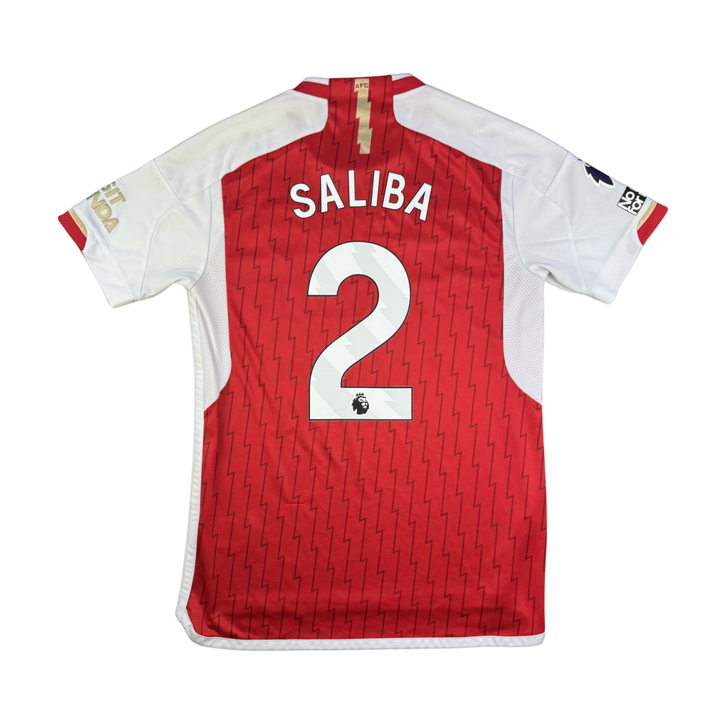 2023-24 Arsenal Thuis Shirt Saliba #2 (M)