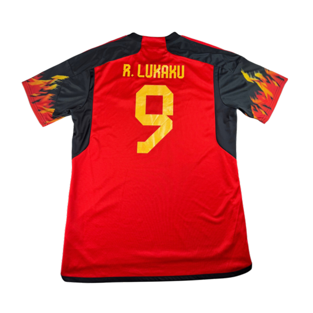 2026 België Thuis shirt Lukaku rugnummer 9, voetbalshirt maat XL